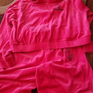 Velour jogger set